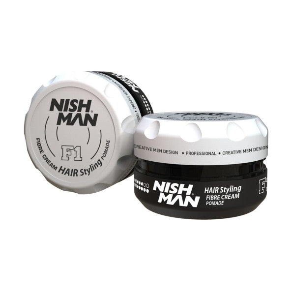 Nishman Hair Styling Fibre Cream Pomade F1