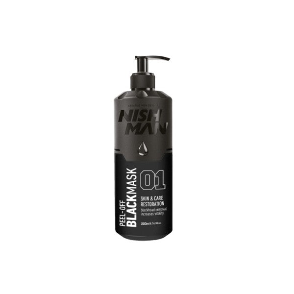 Nishman Peel-Off Mask Black 01 200ml