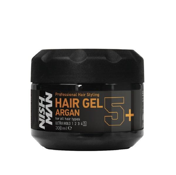 Nishman Hair Styling Gel Ultra Hold Argan 5+ 300ml