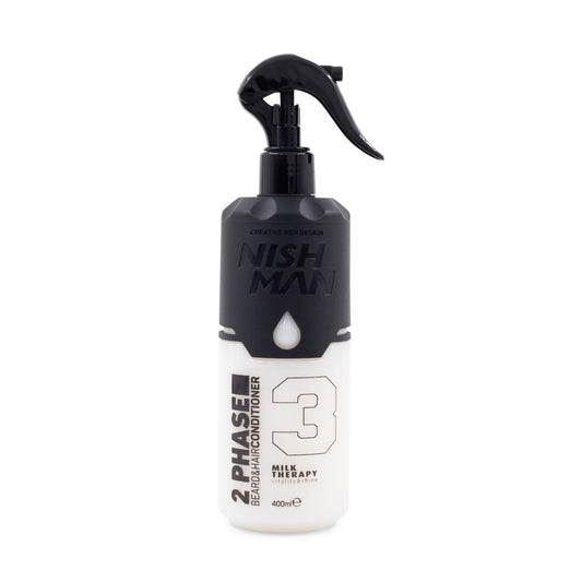 Nishman 2 Phase Beard & Hair Conditioner Milk Therapy | No.3 400ml