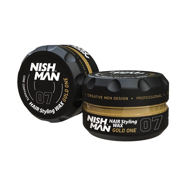 Nishman Hair Styling Wax | Gold One No.07 150ml