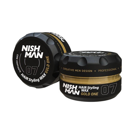 Nishman Hair Styling Wax | Gold One No.07 150ml