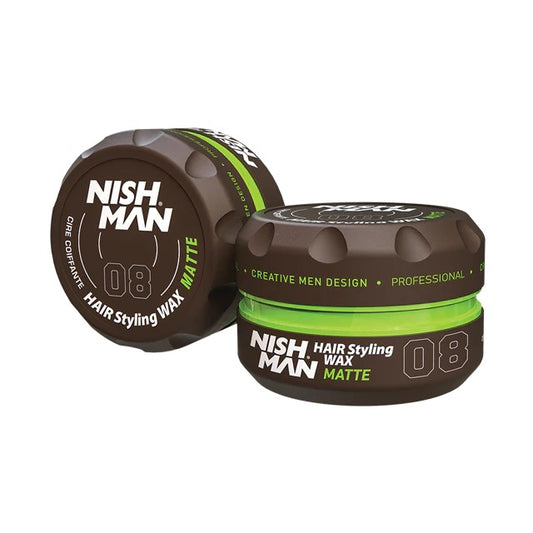 Nishman Hair Styling Wax | Matte No.08 150ml