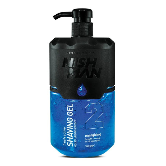 Nishman Shaving Gel No.2 Energizing Blue 1000ml