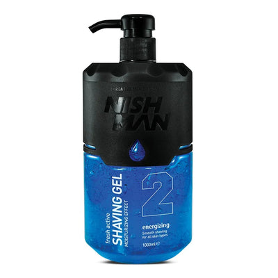 Nishman Shaving Gel No.2 Energizing Blue 1000ml