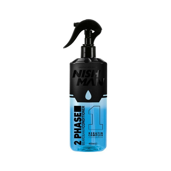 Nishman 2 Phase Beard & Hair Conditioner Keratin | No.1 400ml