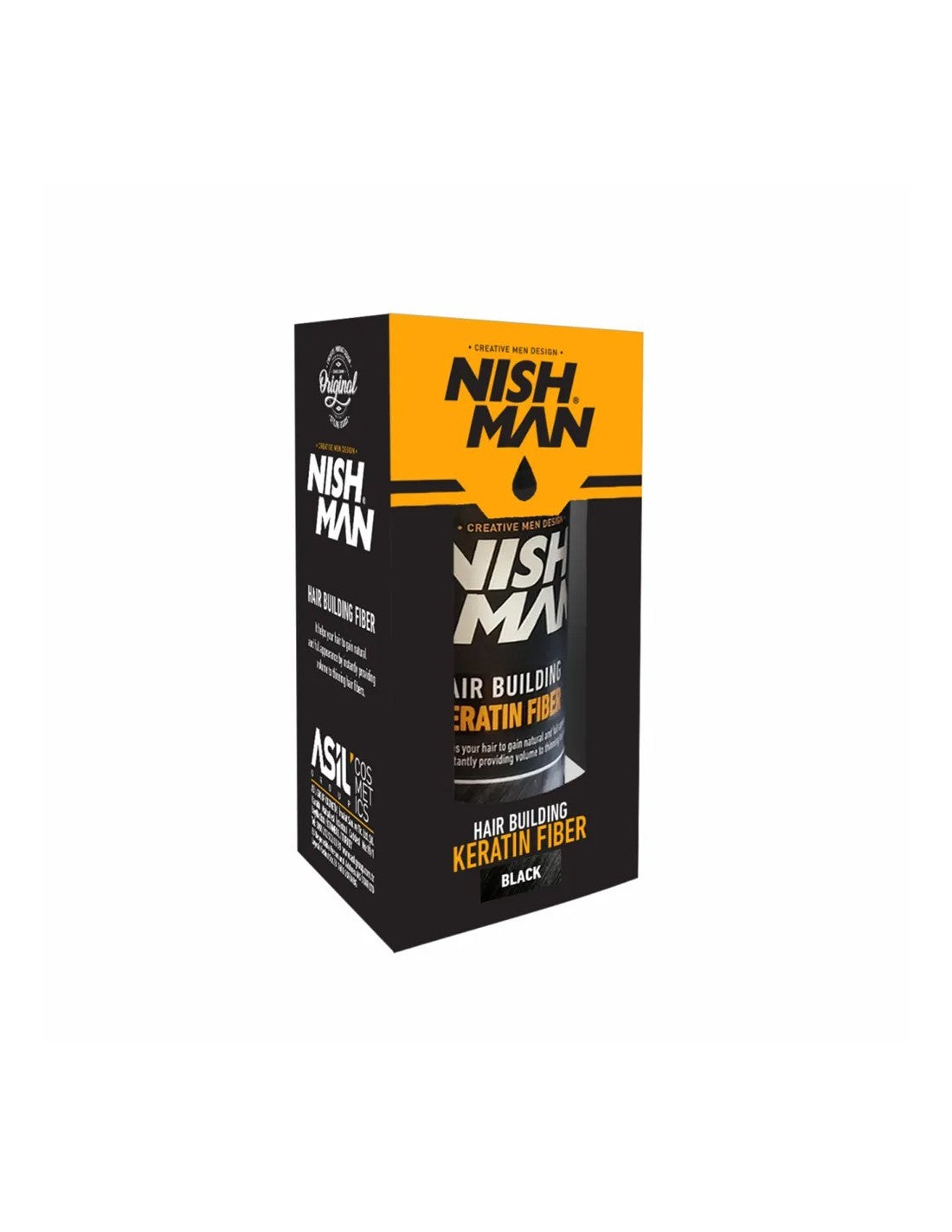 Nishman Hair Building Keratin Fiber Black 20gr