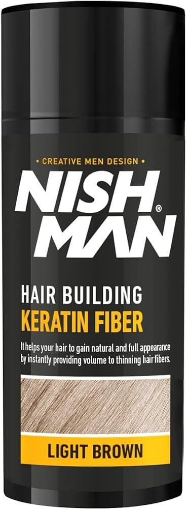 Nishman Hair Building Keratin Fiber Light Brown 20gr
