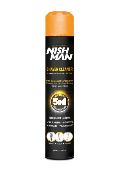 Nishman Shaver Cleaner 5 in 1 400ml