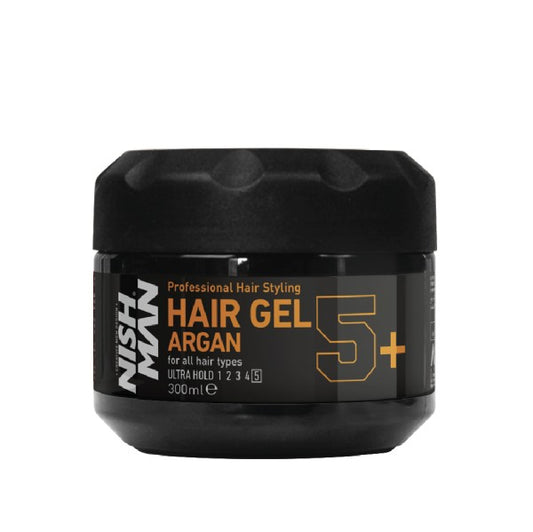 Nishman Hair Styling Gel Ultra Hold Argan 5+ 300ml