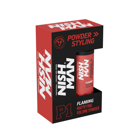 Nishman Hair Powder | Mattifying Volume Powder P1 Flaming 20gr