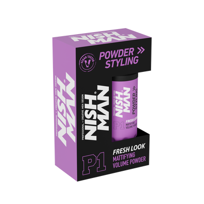 Nishman Hair Powder | Mattifying Volume Powder P1 Fresh Look 20gr